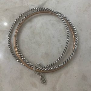 Retired James Avery Trio Bangle bracelets